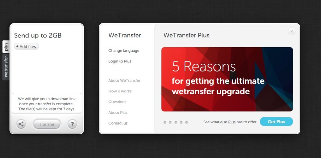 WeTransferPlus